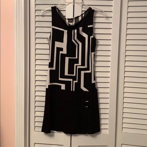 Black & White Semi-Formal Dress